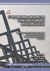 eBook, 5th International Conference on Science and Technology Applications (ICoSTA), Trans Tech Publications Ltd