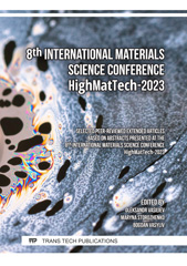 eBook, 8th International Materials Science Conference HighMatTech-2023, Trans Tech Publications Ltd