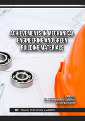 eBook, Achievements in Mechanical Engineering and Green Building Materials, Trans Tech Publications Ltd