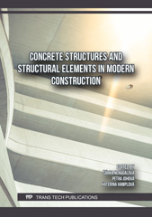E-book, Concrete Structures and Structural Elements in Modern Construction, Trans Tech Publications Ltd