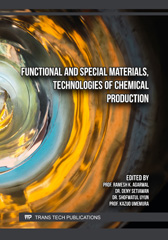 eBook, Functional and Special Materials, Technologies of Chemical Production, Trans Tech Publications Ltd