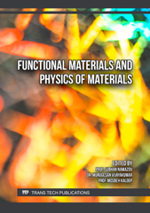 eBook, Functional Materials and Physics of Materials, Trans Tech Publications Ltd