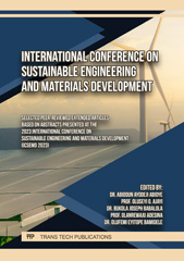 E-book, International Conference on Sustainable Engineering and Materials Development, Trans Tech Publications Ltd