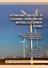 E-book, International Conference on Sustainable Engineering and Materials Development (ICSEMD), Trans Tech Publications Ltd