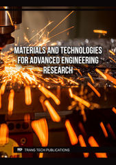 E-book, Materials and Technologies for Advanced Engineering Research, Trans Tech Publications Ltd