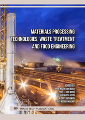 E-book, Materials Processing Technologies, Waste Treatment and Food Engineering, Trans Tech Publications Ltd