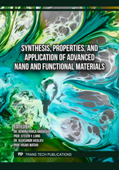 E-book, Synthesis, Properties, and Application of Advanced Nano and Functional Materials, Trans Tech Publications Ltd
