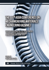 eBook, The 11th Asia Conference on Mechanical and Materials Engineering (ACMME), Trans Tech Publications Ltd