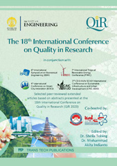 E-book, The 18th International Conference on Quality in Research, Trans Tech Publications Ltd