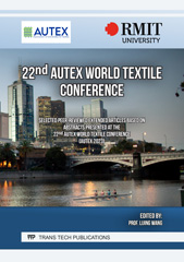 E-book, 22nd AUTEX World Textile Conference, Trans Tech Publications Ltd