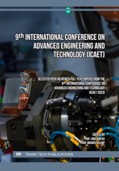 E-book, 9th International Conference on Advanced Engineering and Technology (ICAET), Trans Tech Publications Ltd