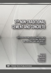 eBook, 7th Non-Traditional Cement and Concrete, Trans Tech Publications Ltd