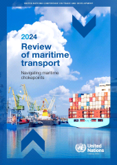 E-book, Review of Maritime Transport 2024 : Navigating Maritime Chokepoints, New York