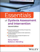E-book, Essentials of Dyslexia Assessment and Intervention, Wiley