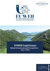 Fascicolo, EUWEB legal essays : global & international perspectives : 1, 2025, Editoriale Scientifica