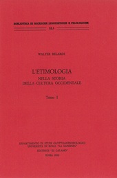 E-book, L'etimologia nella storia della cultura occidentale : Tomo I, Il Calamo