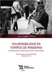 m, Vulnerabilidad en tiempos de pandemia : un análisis del impacto del Covid-19 en España, Tirant lo Blanch