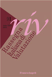 Issue, RIV : rassegna italiana di valutazione : 91, 1, 2025, Franco Angeli