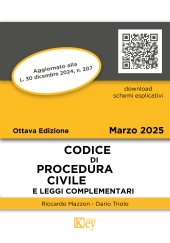 E-book, Codice di procedura civile e leggi complementari 2025, Key editore