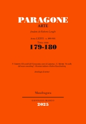 Fascicolo, Paragone : rivista mensile di arte figurativa e letteratura. Arte : LXXVI, 179/180, 2025, Mandragora
