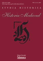 Fascicolo, Studia historica : historia medieval : 43, 1, 2025, Ediciones Universidad de Salamanca