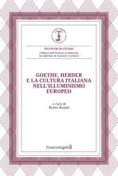 E-book, Goethe, Herder e la cultura italiana nell'illuminismo europeo, F. Angeli