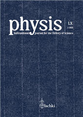 Fascicolo, Physis : International Journal for the History of Science : LX, 1, 2025, Leo S. Olschki