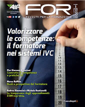 fr, For : rivista per la formazione : 1, 2025, Franco Angeli