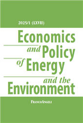 Issue, Economics and Policy of Energy and Environment : 1, 2025, Franco Angeli