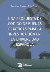 E-book, Una propuesta de código de buenas practicas para la investigación en la universidad española, Tirant lo Blanch