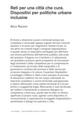 E-book, Reti per una città che cura : dispositivi per politiche urbane inclusive, Franco Angeli