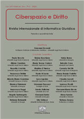 Issue, Ciberspazio e diritto : rivista internazionale di informatica giuridica : 26, 1, 2025, Enrico Mucchi Editore