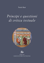 eBook, Principi e questioni di critica testuale, Edizioni di storia e letteratura