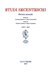 Artikel, Fra tragedia e pastorale : sul Narciso di Ottavio Rinuccini, L.S. Olschki