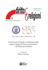 E-book, L'Università di Napoli e l'istituzione della prima cattedra di diritto ecclesiastico nell'Italia post-unitaria, Pellegrini