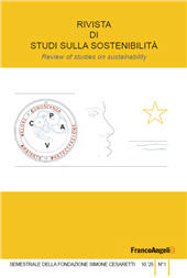 Issue, Rivista di studi sulla sostenibilità : 10, 1, 2025, Franco Angeli