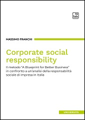 E-book, Corporate social responsibility : il metodo "A blueprint for better business" in confronto a un'analisi della responsabilità sociale di impresa in Italia, 