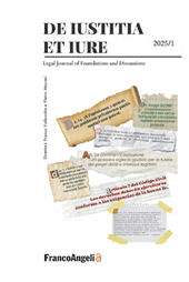 Issue, De Iustitia et Iure : legal journal of foundations and discussions : 1, 2025, Franco Angeli