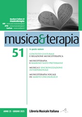 Fascicule, Musica&Terapia : 51, 1, 2025, Libreria musicale italiana