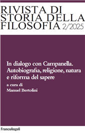 Fascículo, Rivista di storia della filosofia : LXXX, 2, 2025, Franco Angeli