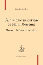 E-book, L'Harmonie universelle de Marin Mersenne : musique et littérature au XVIIe siècle, Honoré Champion