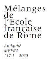 Articolo, Lugares de culto, espacios de escritura : hacia una interpretación de los santuarios como focos de aprendizaje y difusión de la cultura escrita, École française de Rome