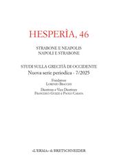 Articolo, Gli onómata di Strabone e l'onomastica di Neapolis, "L'Erma" di Bretschneider