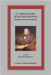 E-book, Il Libro mastro di Niccolò Paganini : diario di un viaggio europeo, L'Erma di Bretschneider