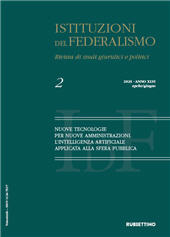 Article, L'uso preparatorio dell'AI come limite agli eccessi regolativi : per una valutazione “in concreto” dell'intelligenza artificiale applicata all'agire pubblico, Rubbettino