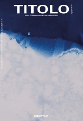 Issue, Titolo : rivista scientifico-culturale d'arte contemporanea : 30, 2, 2025, Rubbettino
