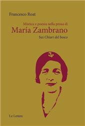 E-book, Mistica e poesia nella prosa di María Zambrano : sui Chiari del bosco, 