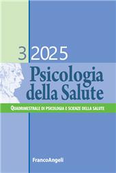 Fascicolo, Psicologia della salute : quadrimestrale di psicologia e scienze della salute : 3, 2025, Franco Angeli
