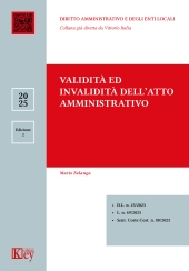 E-book, Validità e invalidità dell'atto amministrativo, Key editore