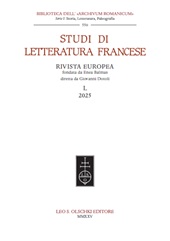 Fascicule, Studi di letteratura francese : L, 2025, L.S. Olschki